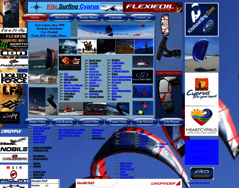 Kitesurfingcyprus.com thumbnail