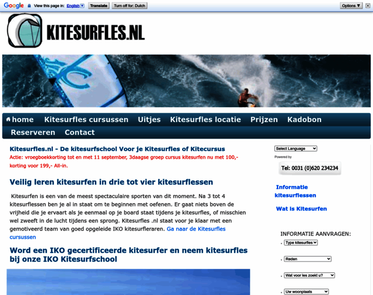 Kitesurfles.nl thumbnail