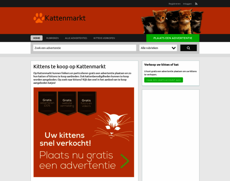 Kittens-tekoop.nl thumbnail