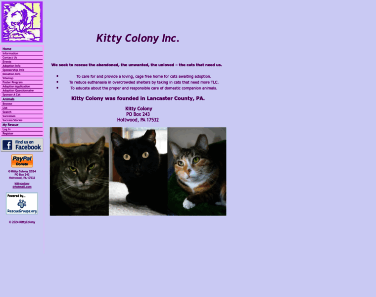 Kittycolony.com thumbnail