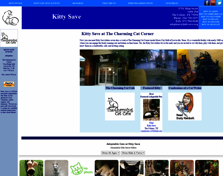 Kittysave.org thumbnail