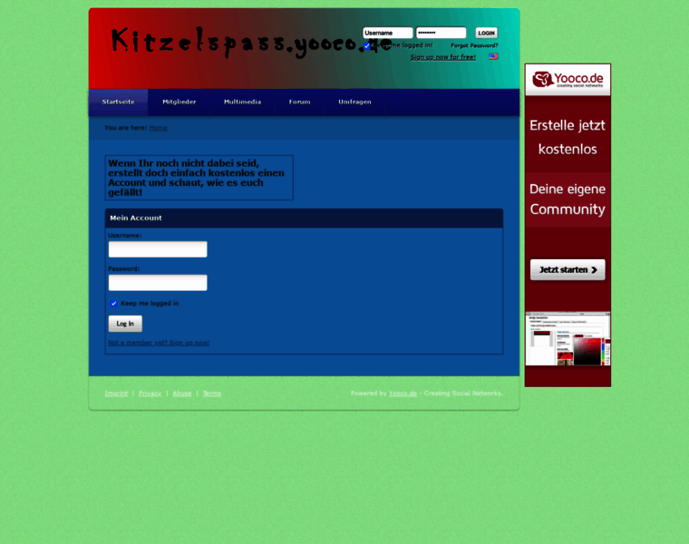 Kitzelspass.yooco.de thumbnail Kitzelspass.yooco.de thumbnail
