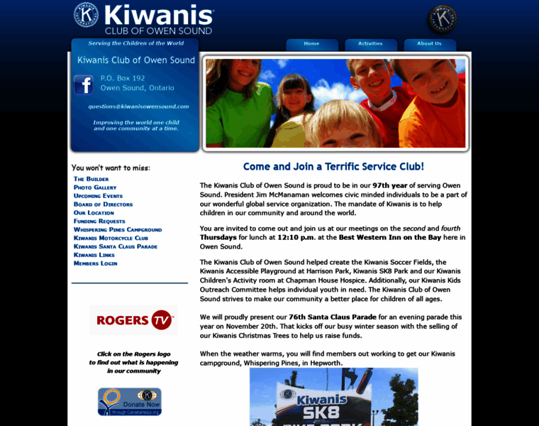 Kiwanisowensound.com thumbnail