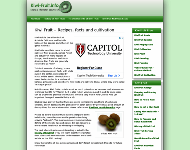 Kiwi-fruit.info thumbnail