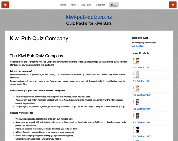 Kiwi-pub-quiz.co.nz thumbnail