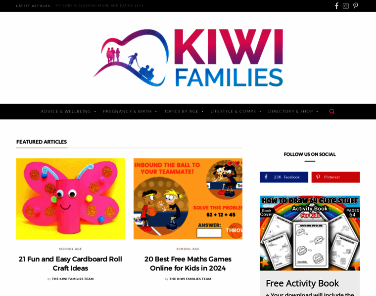 Kiwifamilies.co.nz thumbnail