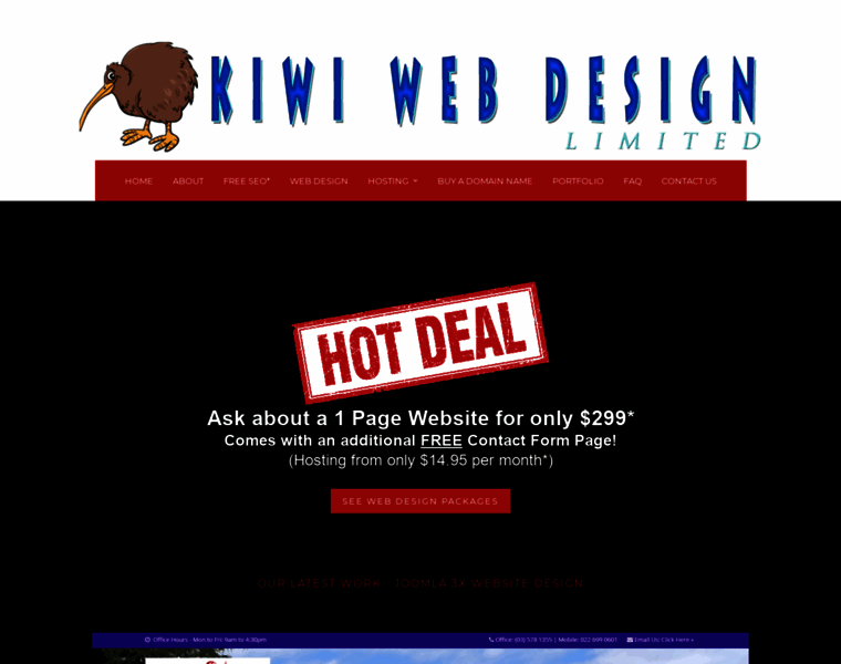 Kiwiwebdesign.nz thumbnail
