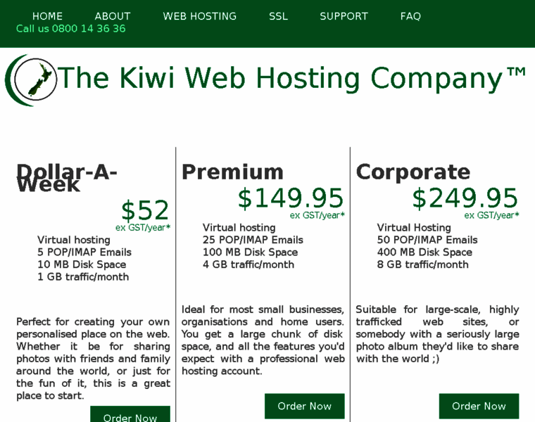 Kiwiwebhost.co.nz thumbnail