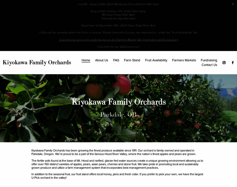 Kiyokawafamilyorchards.com thumbnail