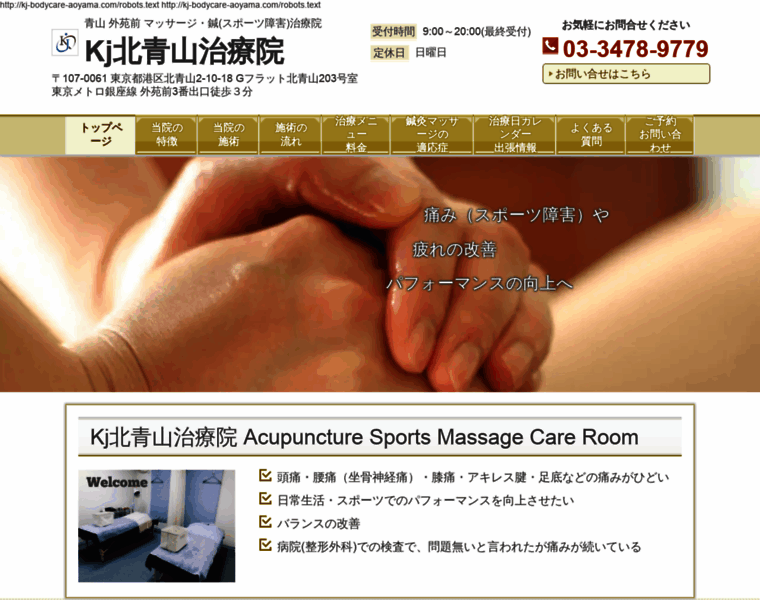 Kj-bodycare-aoyama.com thumbnail