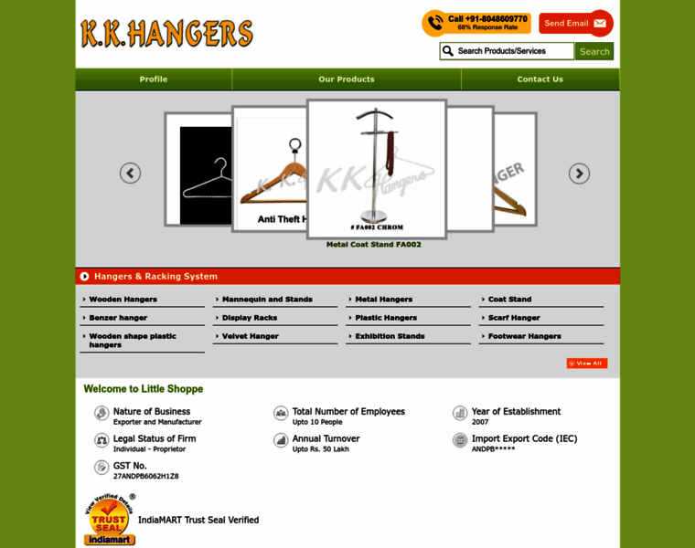 Kkhangers.in thumbnail