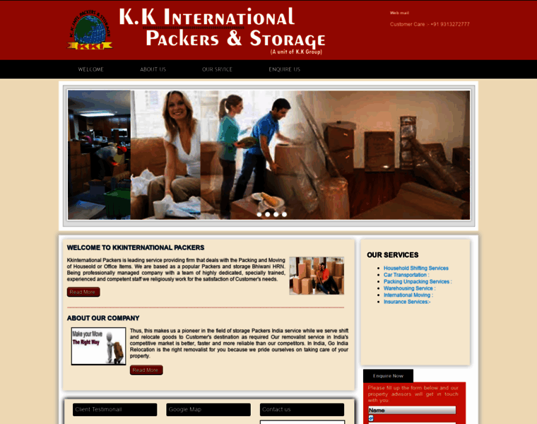 Kkinternationalpackers.com thumbnail
