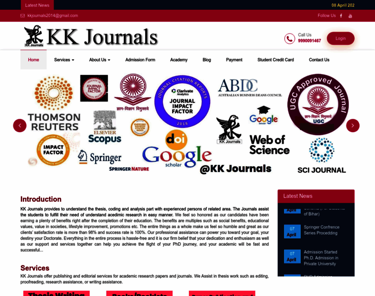 Kkjournals.com thumbnail