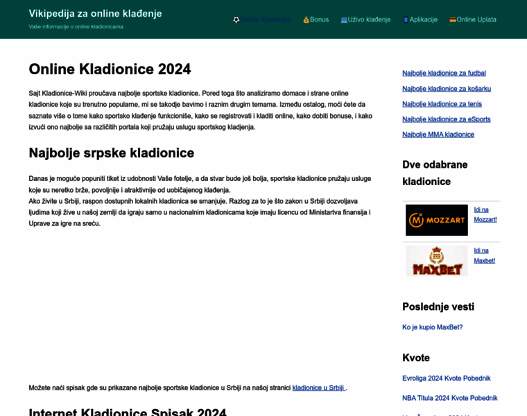 Kladionice-wiki.com thumbnail