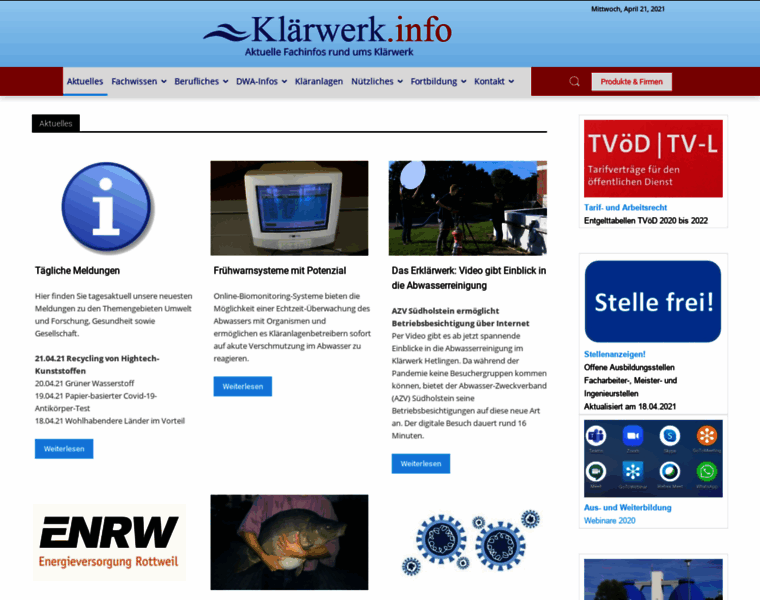 Klaerwerk.info thumbnail
