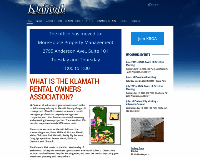 Klamathrentalhousingassociation.com thumbnail