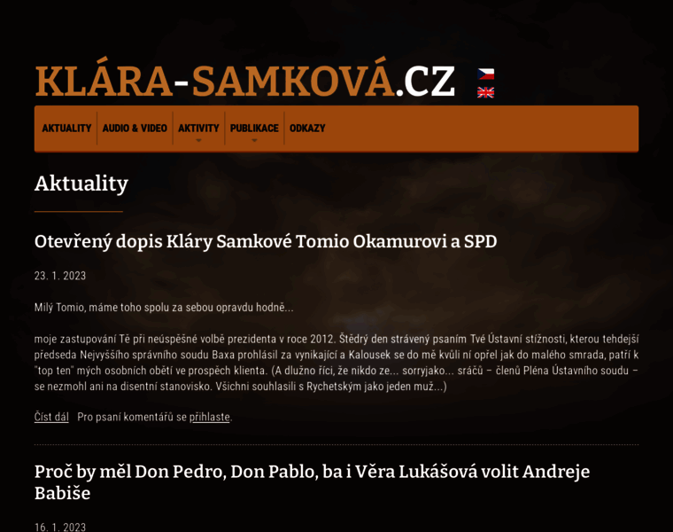 Klara-samkova.cz thumbnail