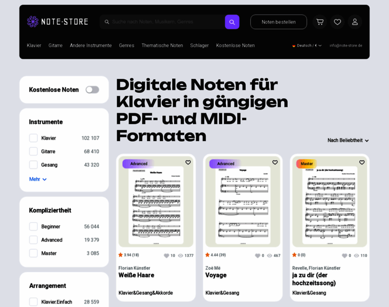 Klavier-noten-3.ru thumbnail