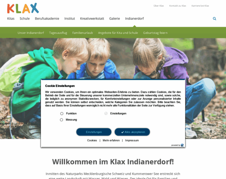 Klax-indianerdorf.de thumbnail