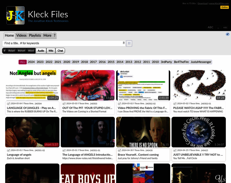 Kleckfiles.com thumbnail