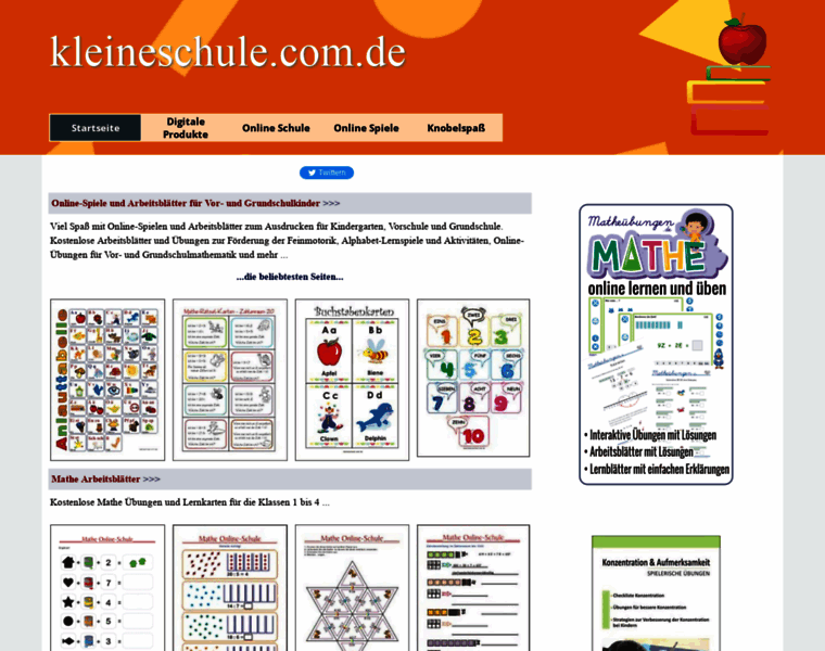 Kleineschule.com.de thumbnail
