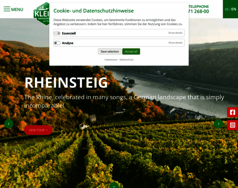 Kleins-wanderreisen.de thumbnail