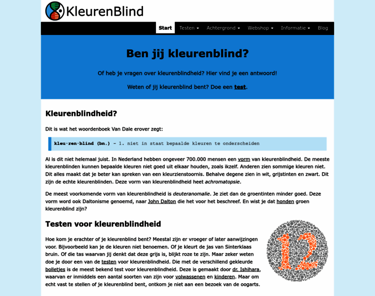 Kleurenblindheid.nl thumbnail