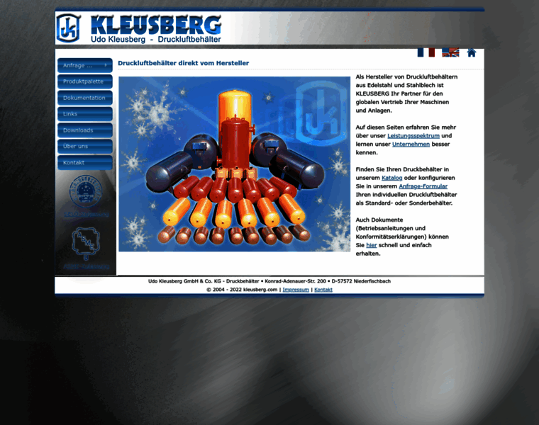 Kleusberg.com thumbnail