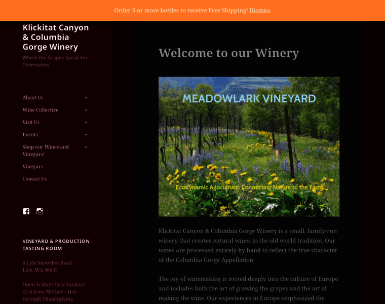 Klickitatcanyonwinery.com thumbnail