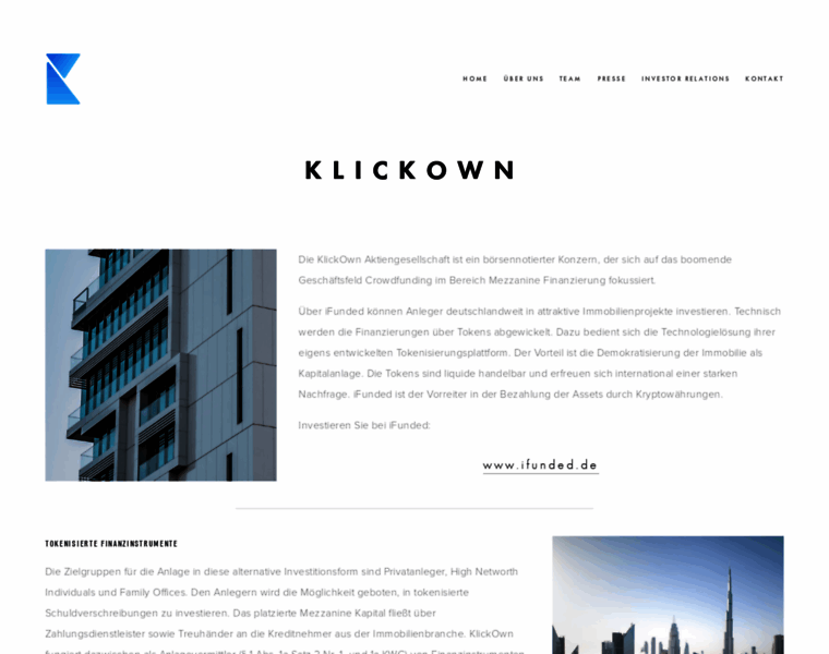 Klickown-group.com thumbnail