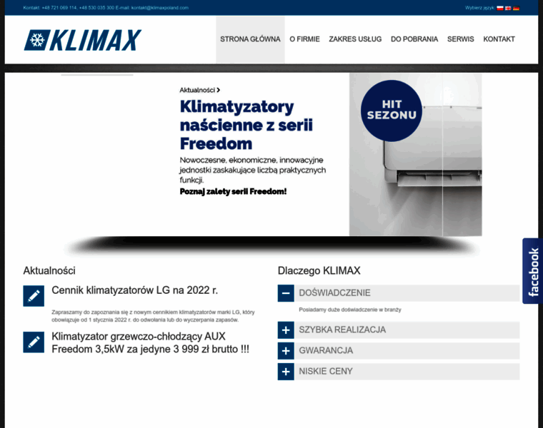 Klimaxpoland.com thumbnail