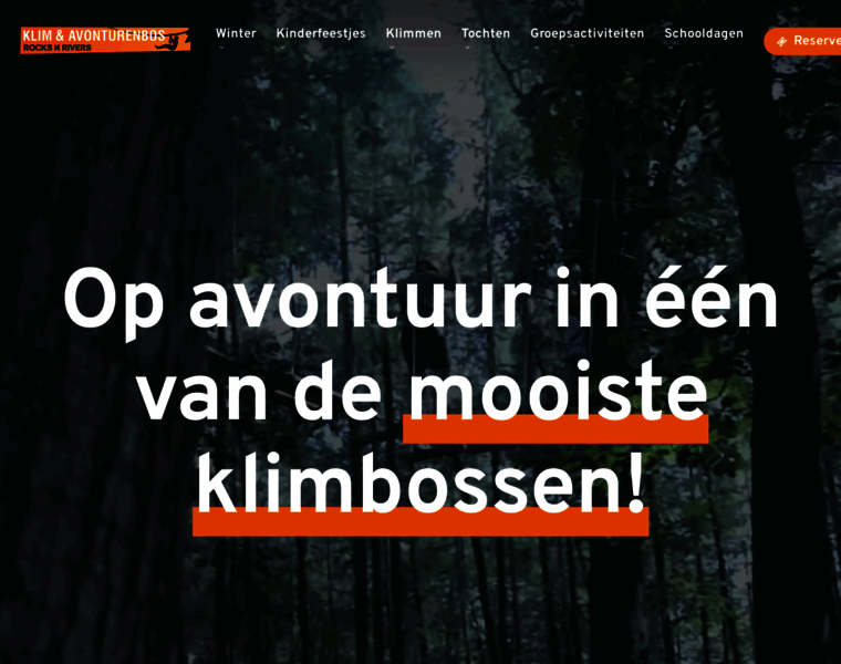 Klimenavonturenbos.nl thumbnail