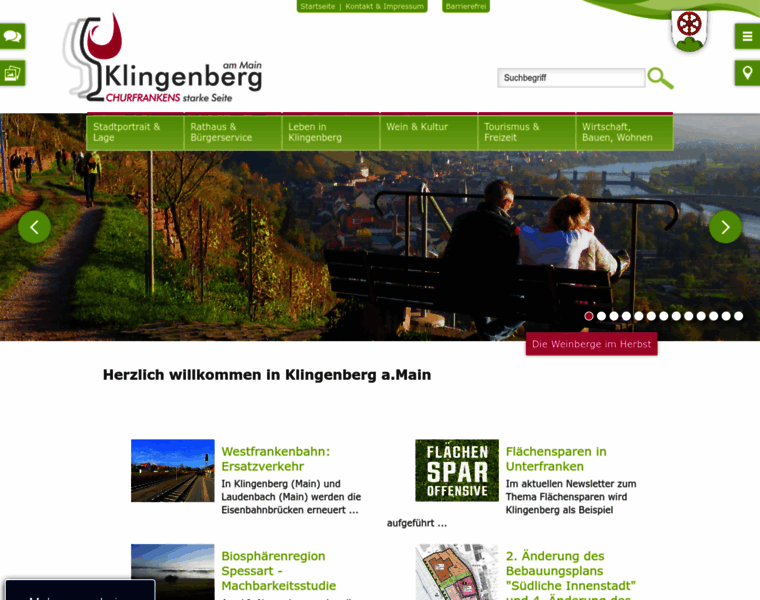 Klingenberg-main.de thumbnail