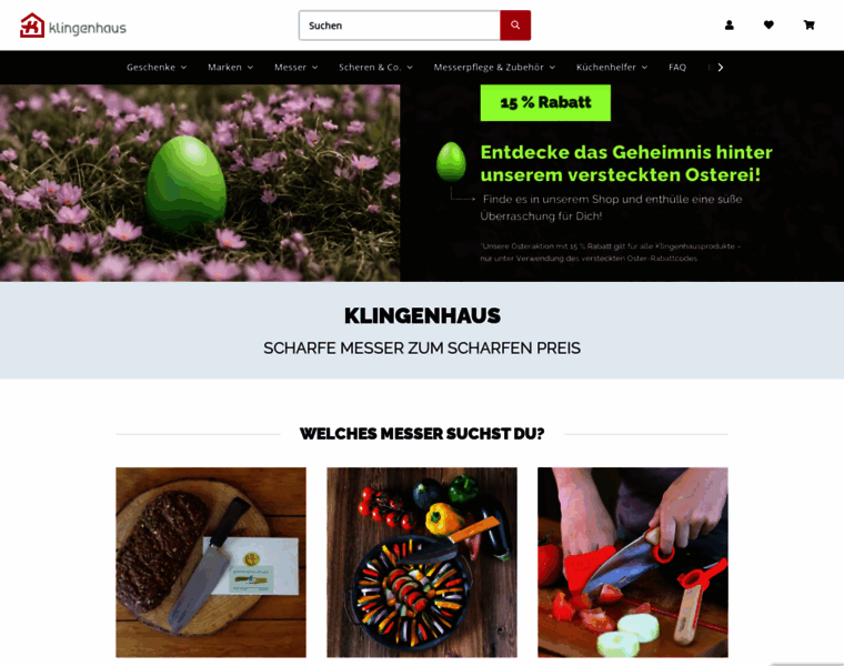 Klingenhaus.de thumbnail