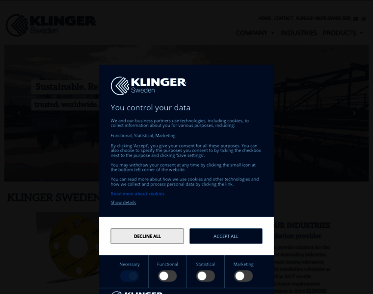 Klinger.se thumbnail