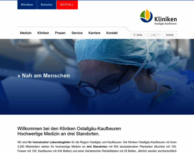 Kliniken-oal-kf.de thumbnail