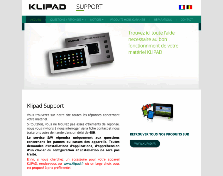 Klipad-support.com thumbnail