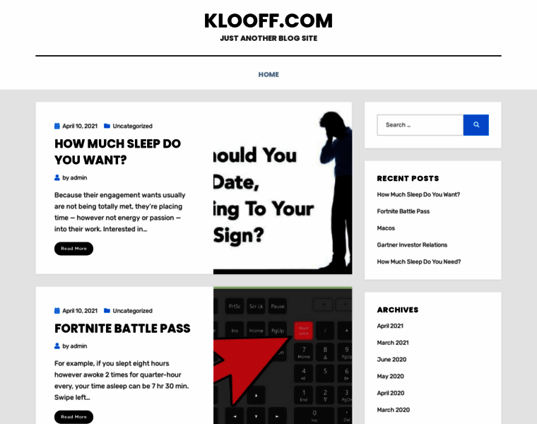 Klooff.com thumbnail