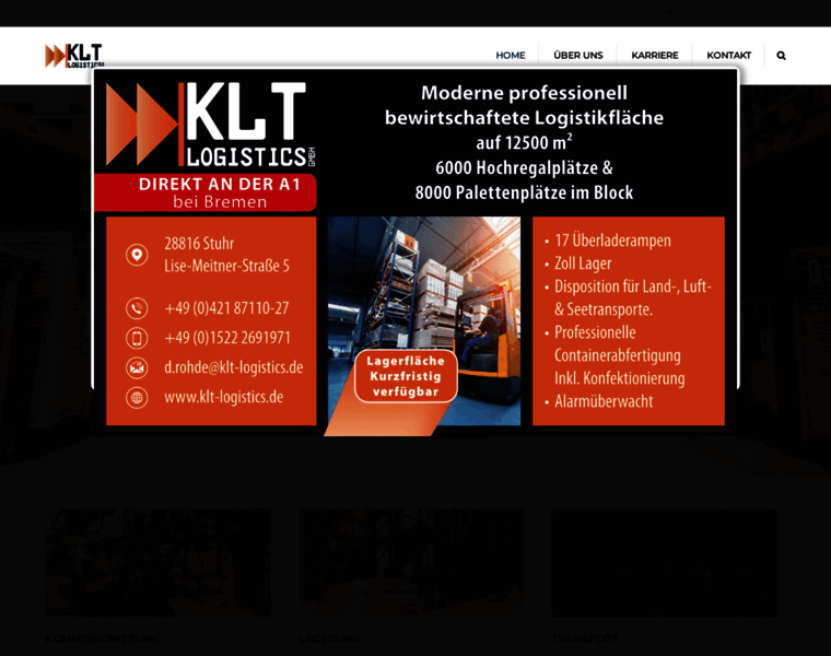 Klt-logistics.de thumbnail