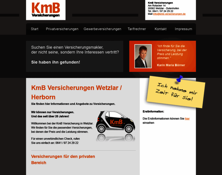 Kmb-versicherungen.de thumbnail