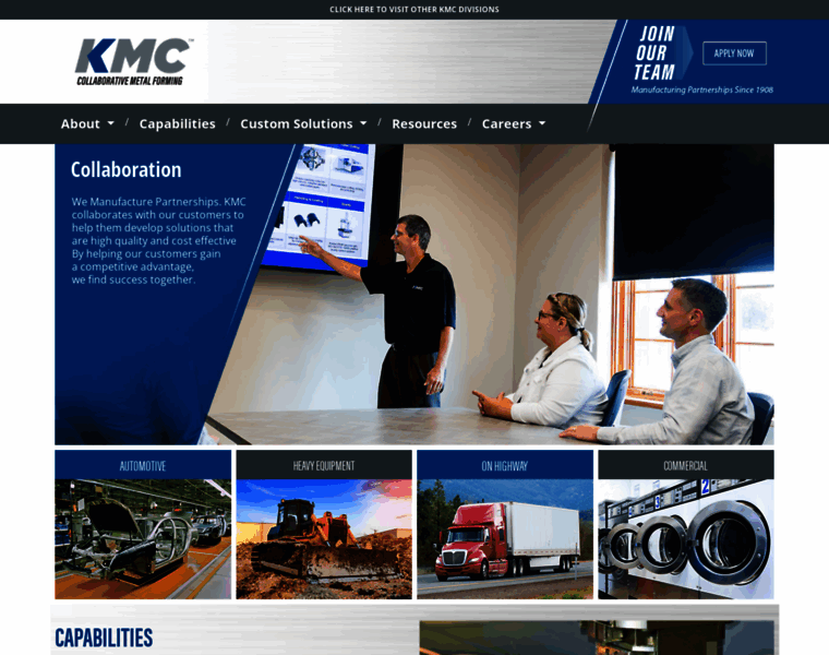 Kmc-mfg.com thumbnail