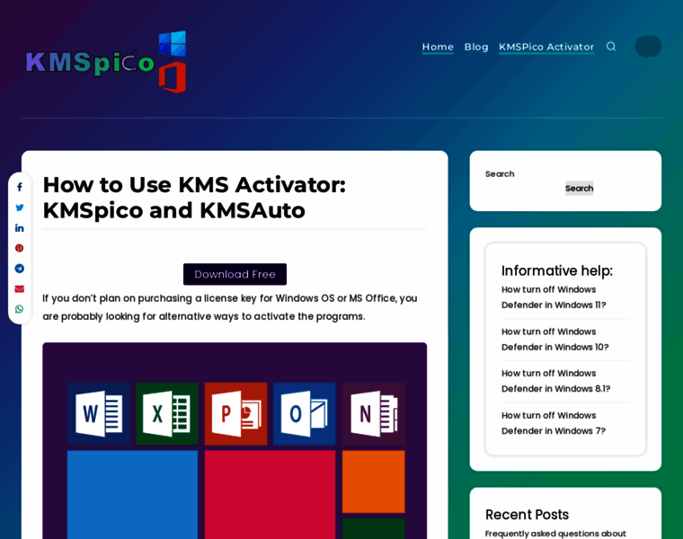 Kmspico-activator.com thumbnail