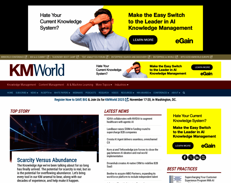 Kmworld.com thumbnail Kmworld.com thumbnail