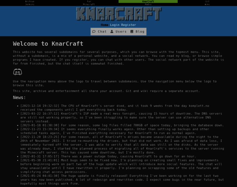 Knarcraft.net thumbnail