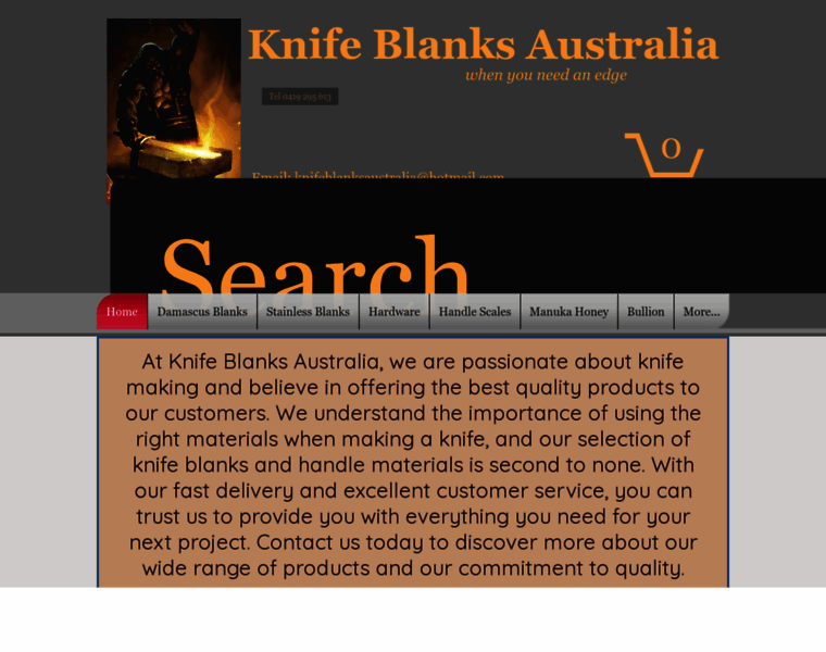 Knifeblanksaustralia.com thumbnail