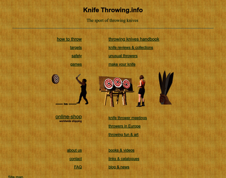 Knifethrowing.info thumbnail