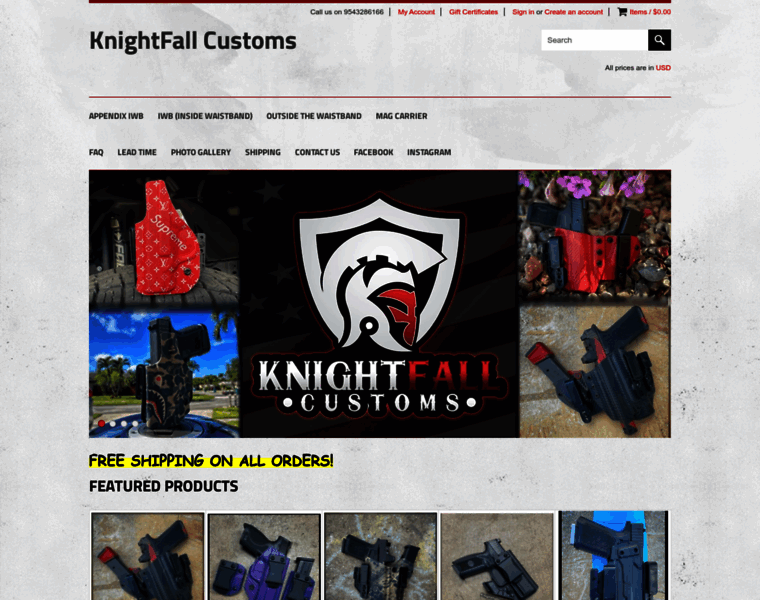Knightfallcustoms.com thumbnail