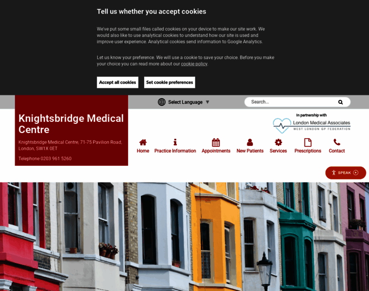 Knightsbridgemedicalcentre.org.uk thumbnail