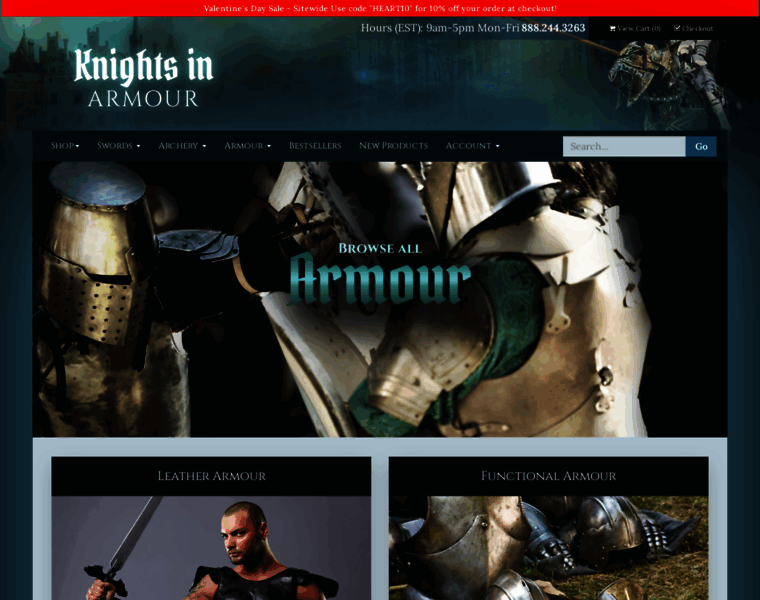 Knightsinarmour.com thumbnail