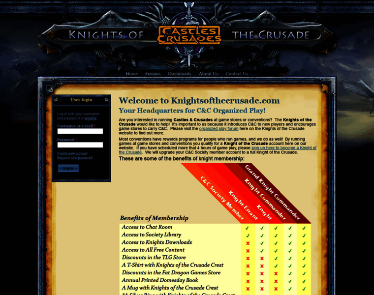 Knightsofthecrusade.com thumbnail